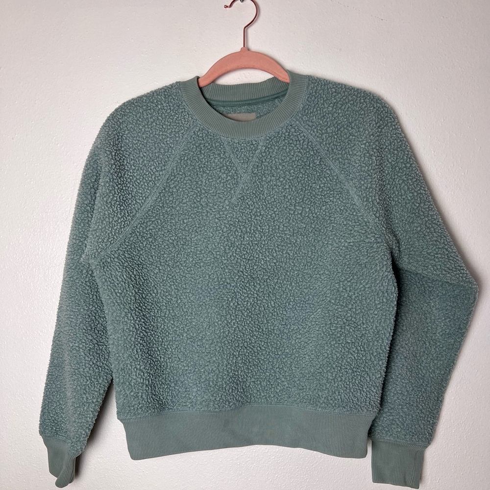 Everlane Teddy Bear Crew Neck Sweatshirt